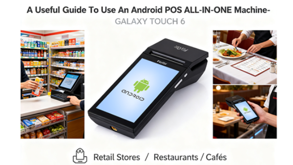 Užitečná příručka pro použití stroje Android POS ALL-IN-ONE - GALAXY TOUCH 6